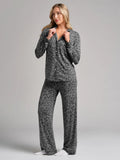 Long-Sleeve Pajama Set - Cherry Blossom