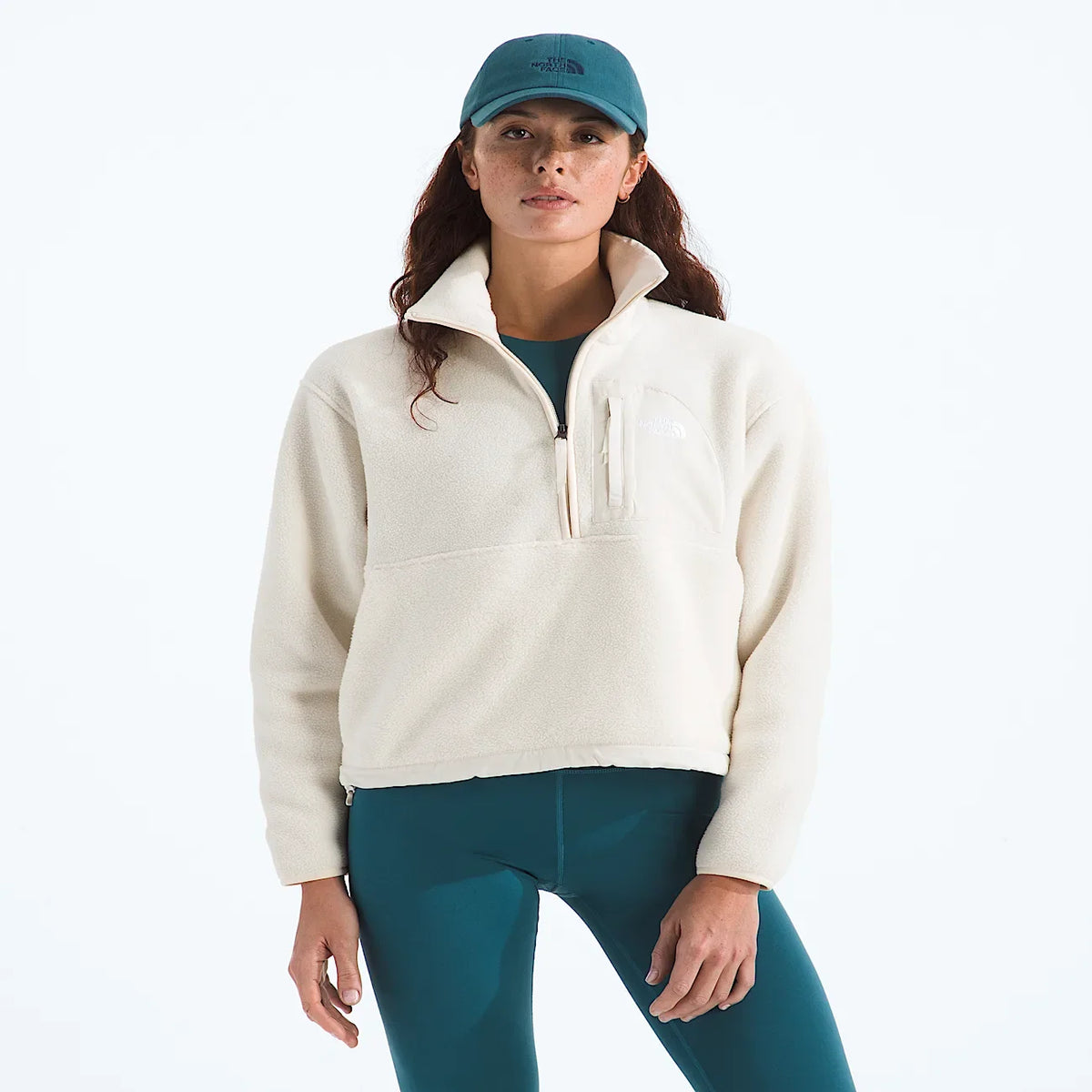 Women's Half-Zip Fleece Pullover - Gray