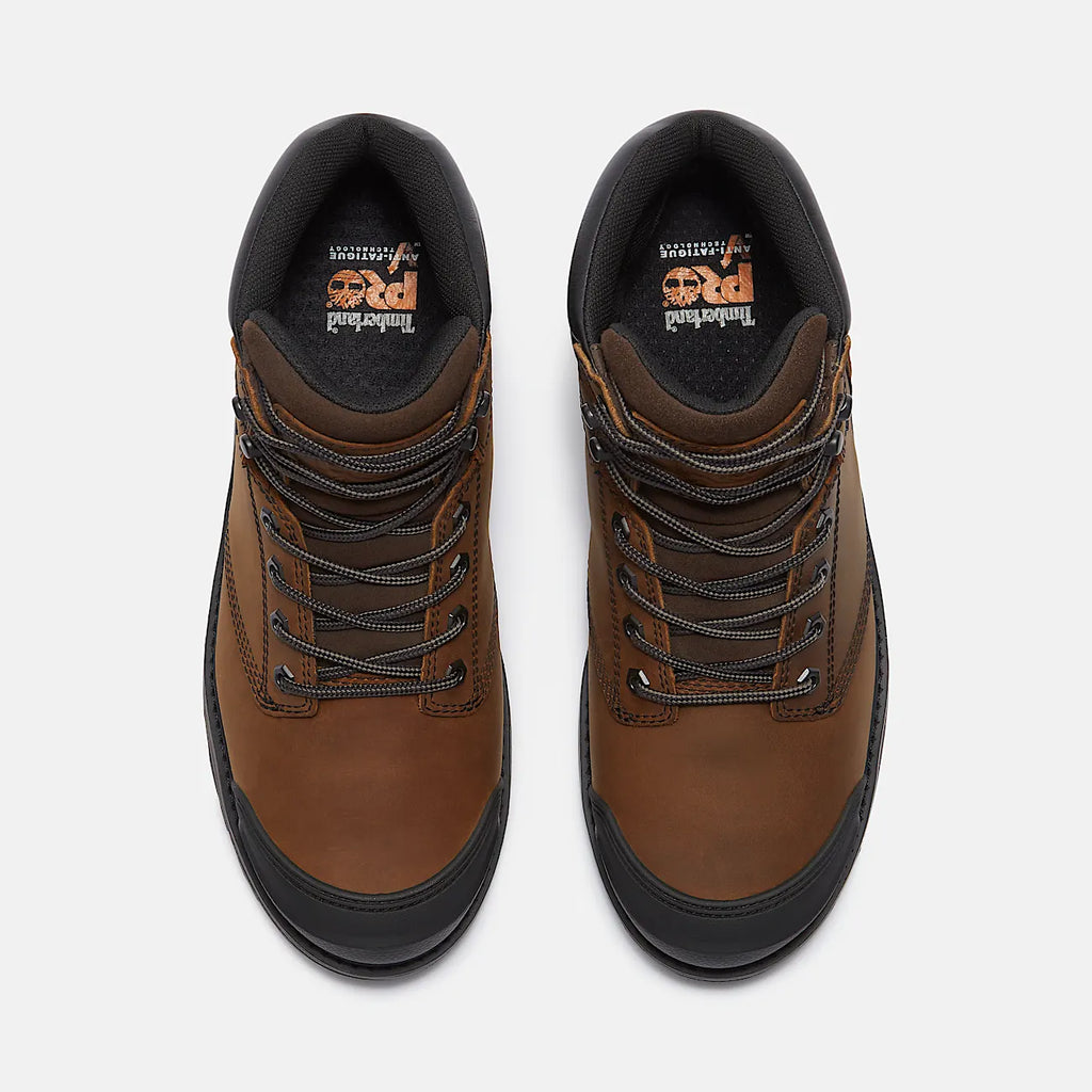 Men's Alloy Toe Waterproof Work Boot With Toe Bumper