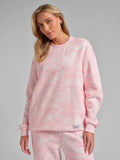 Camouflage Print Crewneck Sweatshirt