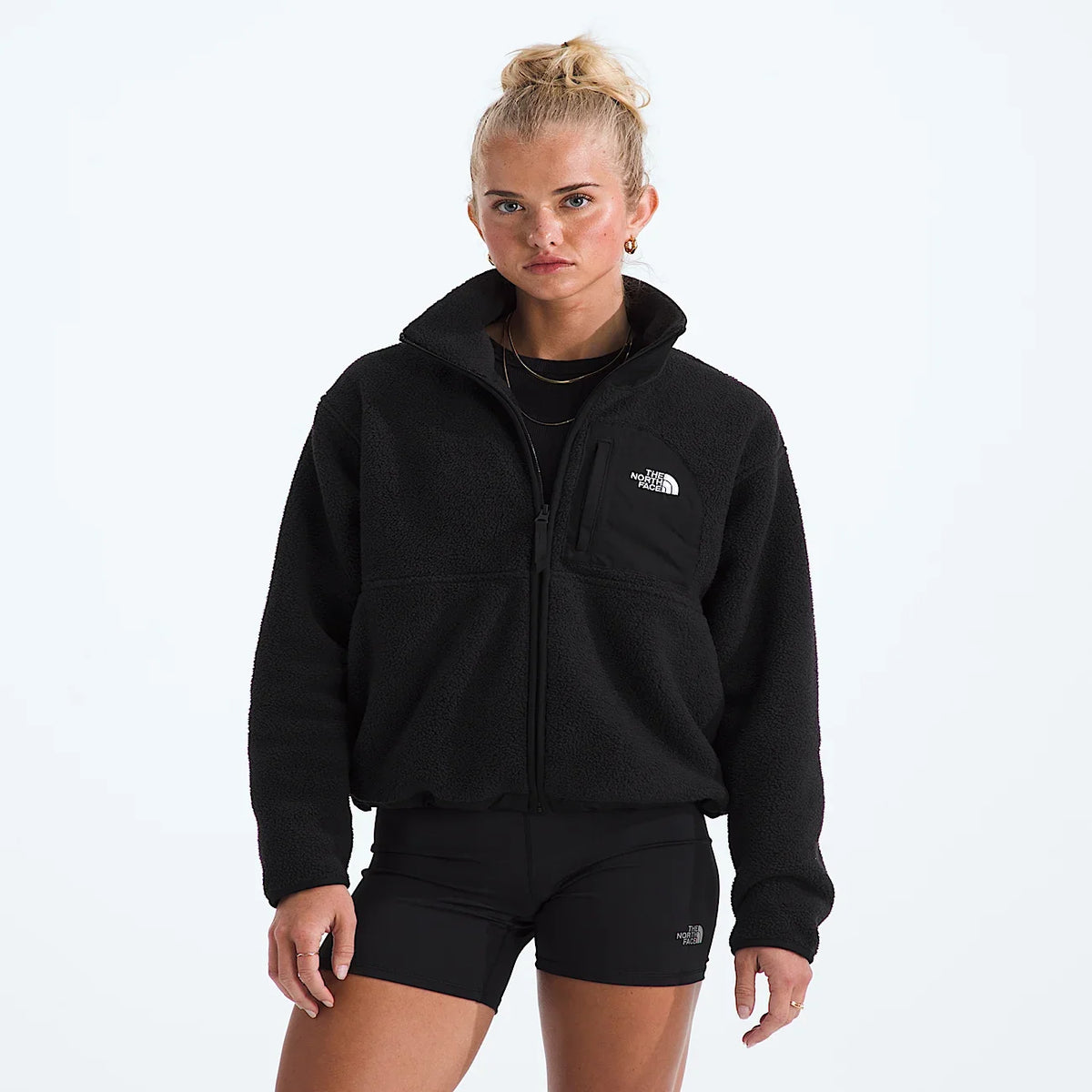 Women's Full-Zip Fleece Jacket - Black