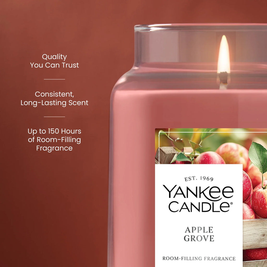 Large Jar Scented Candle - Apple