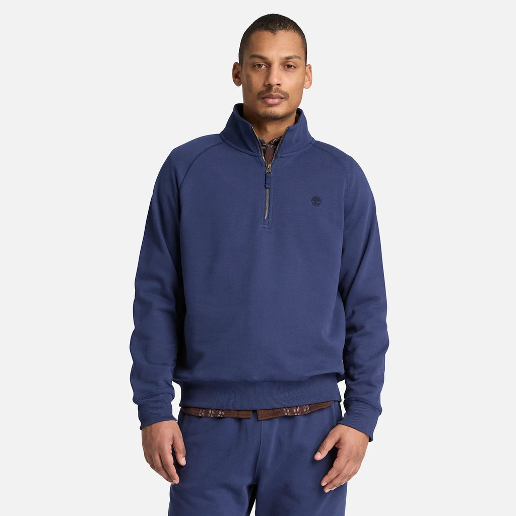 Men's Embroidered Quarter-Zip Sweatshirt