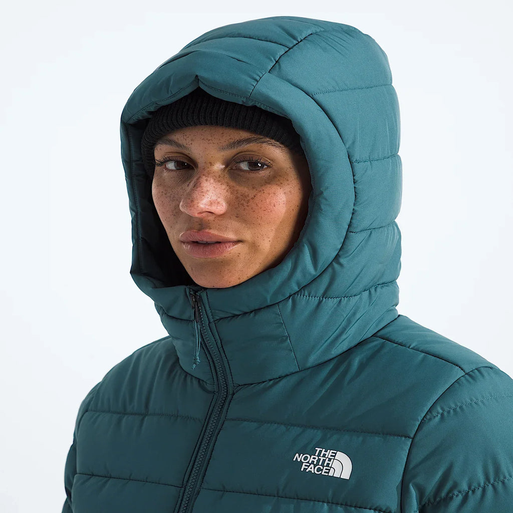 Women's Hooded Insulated Jacket - Blue