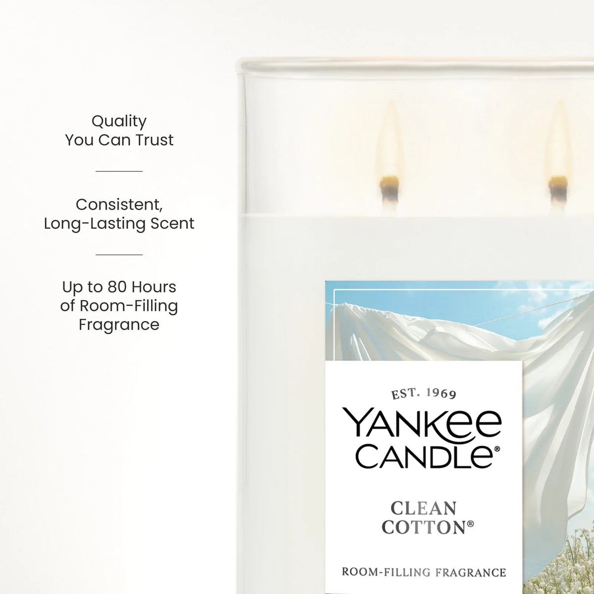Large Tumbler Candle - Fresh Linen