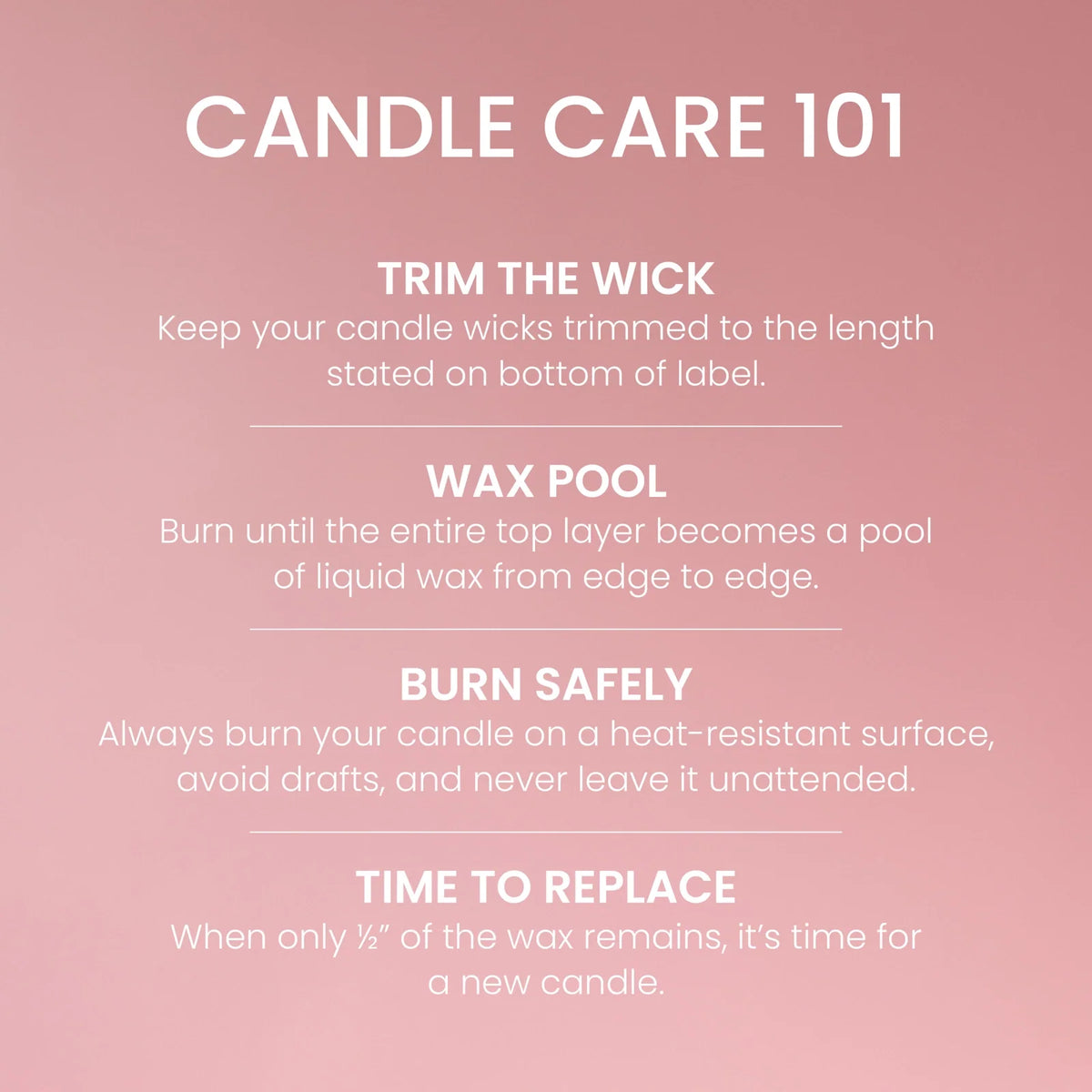 Large Fresh Scented Jar Candle