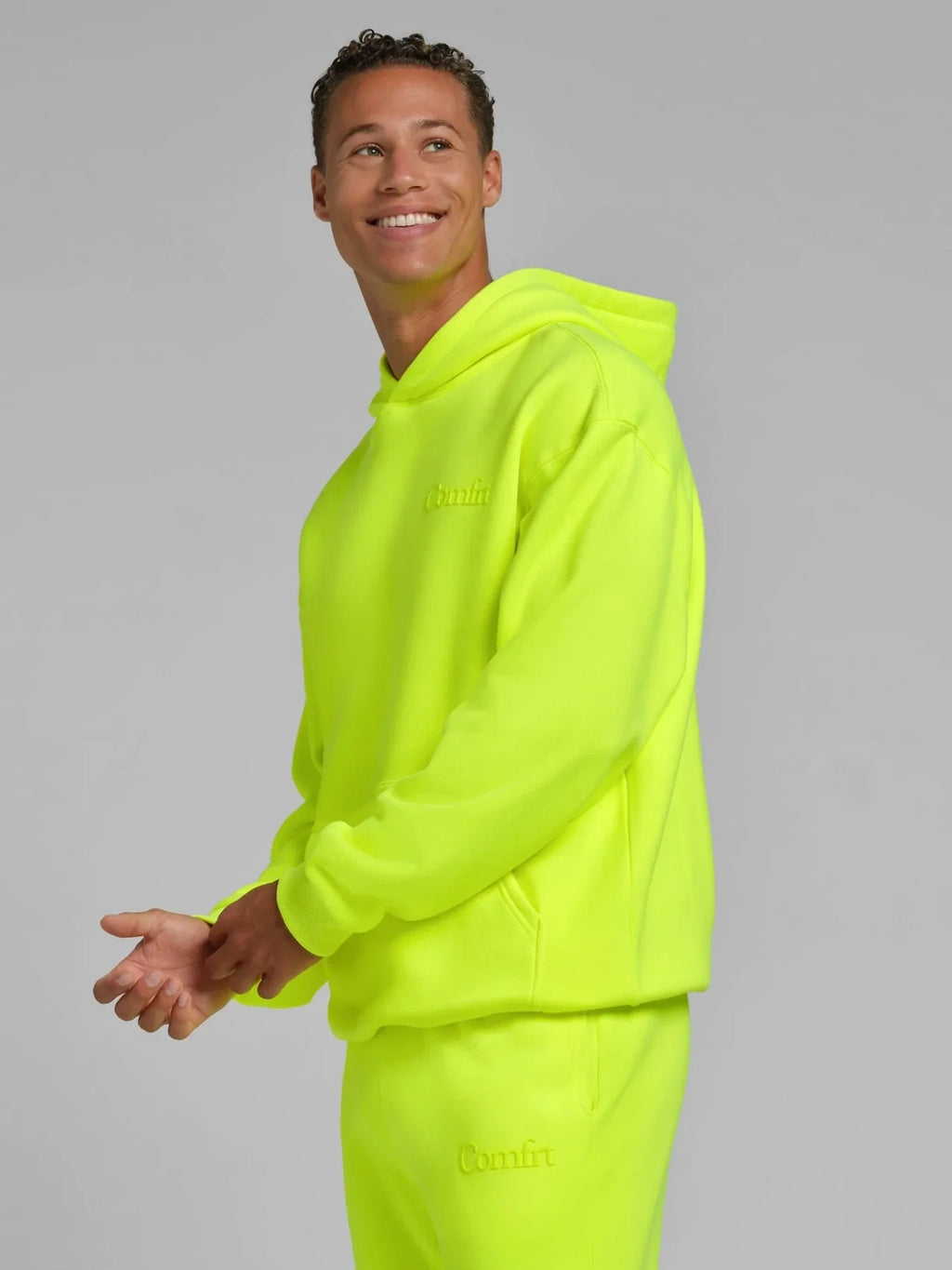 Pullover Hoodie - Electric Yellow