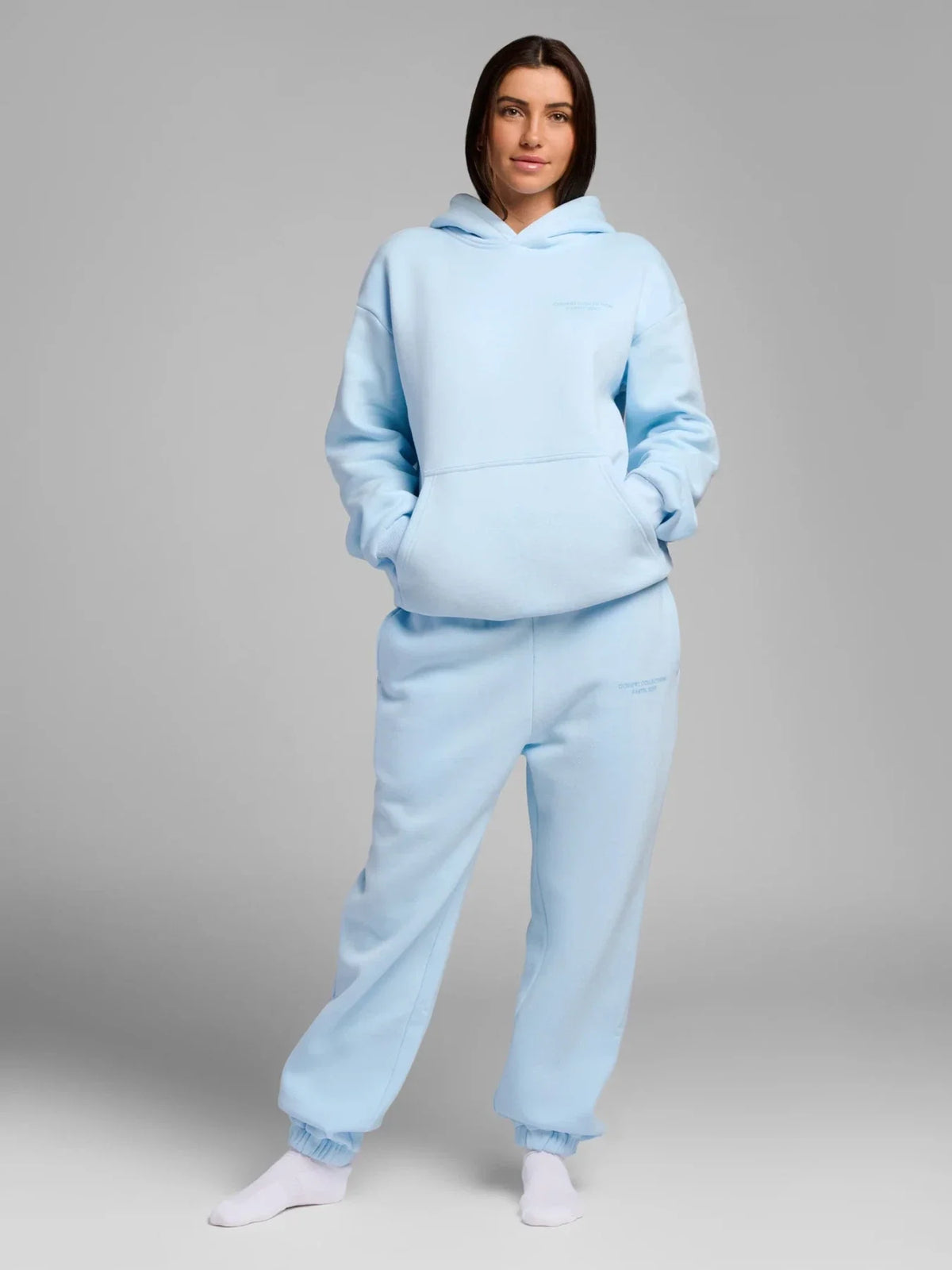 Pastel Pullover Hoodie - Baby Blue