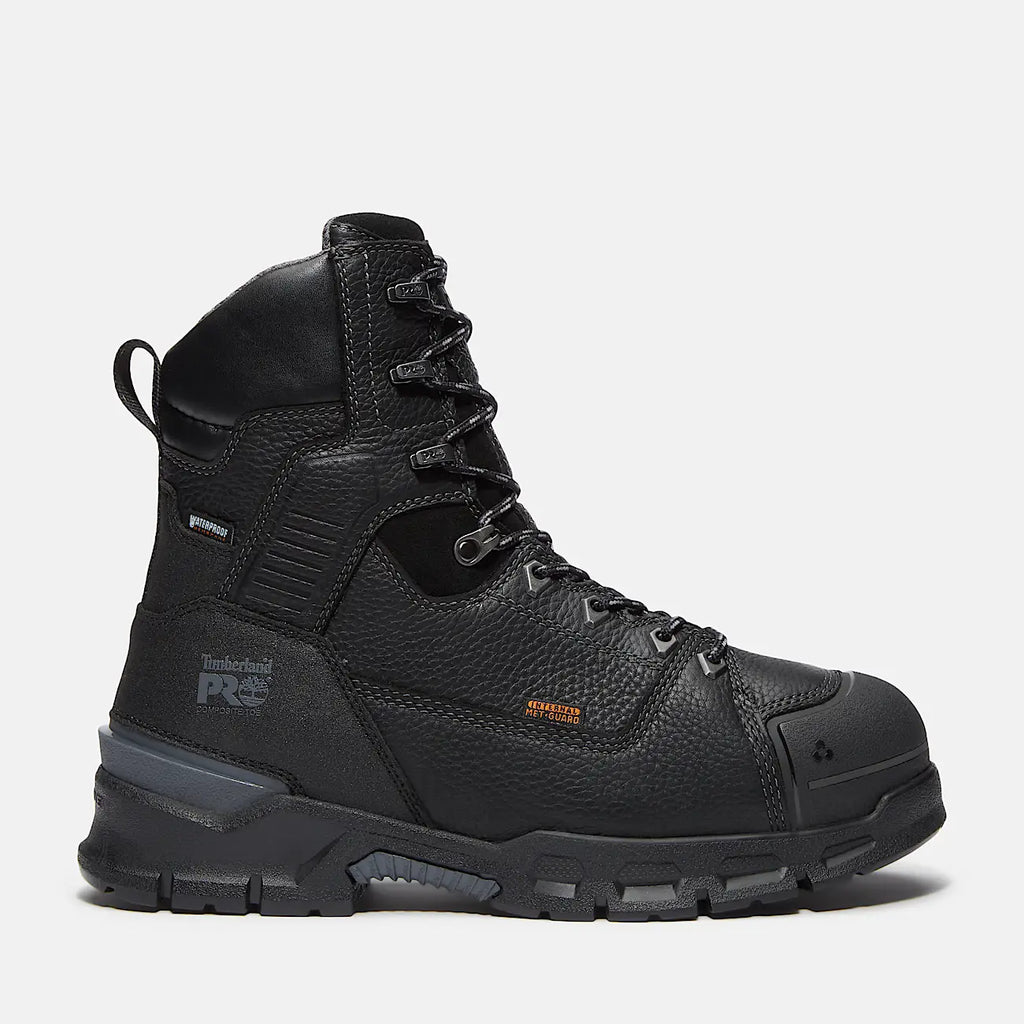 Men's 8-Inch Waterproof Composite Toe Met Guard Boot