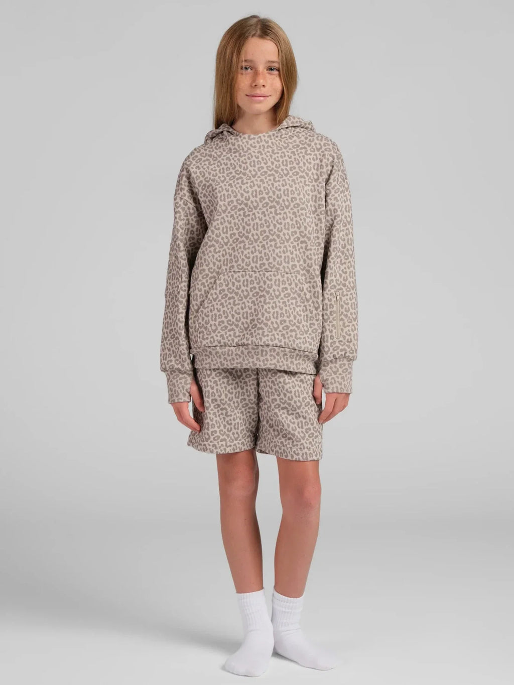 Kids' Lightweight Shorts - Desert Leopard