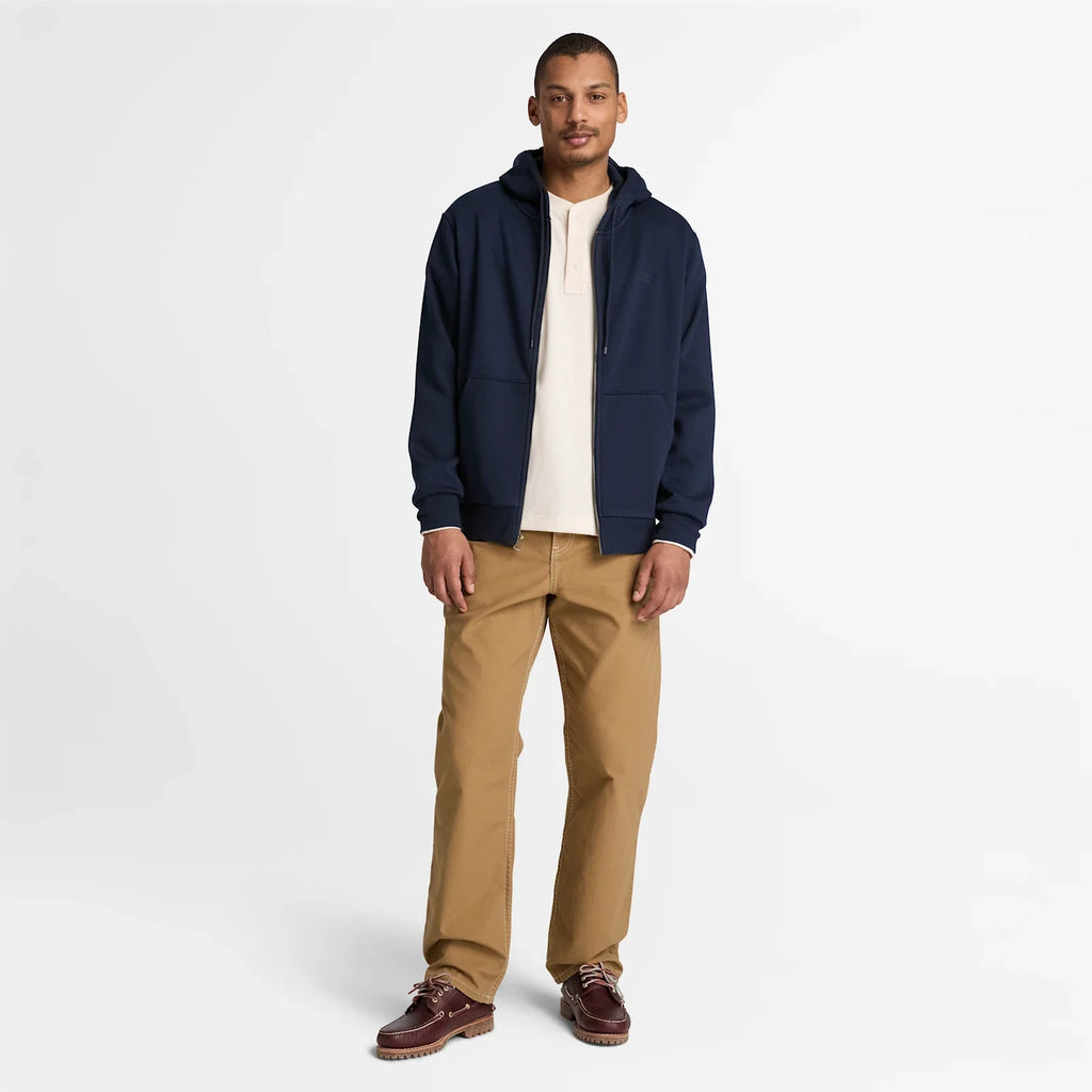 Men's Waffle Long-Sleeve Polo