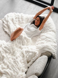 Oversized Plush Blanket - Frost