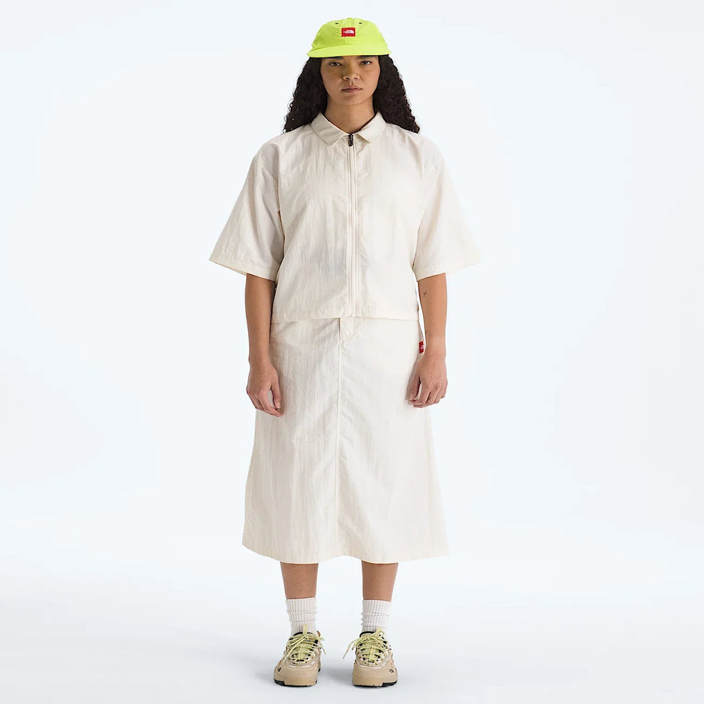 Women's Nylon Short-Sleeve Shirt - White