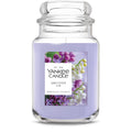 Large Floral Scented Jar Candle