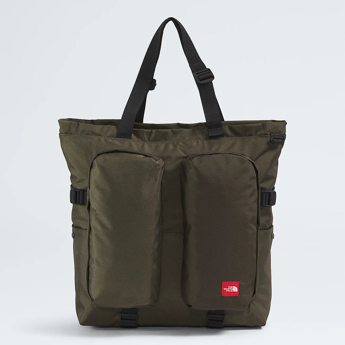 Graphic Tote Bag - Taupe Green