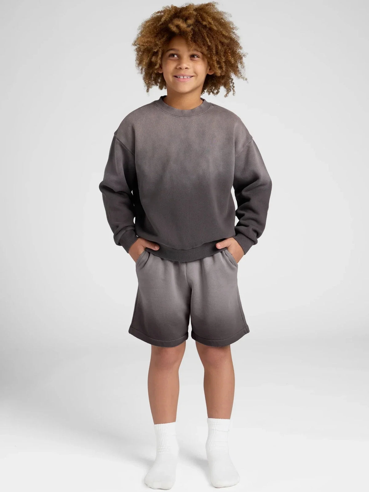 Kids' Crewneck Sweatshirt - Graphite