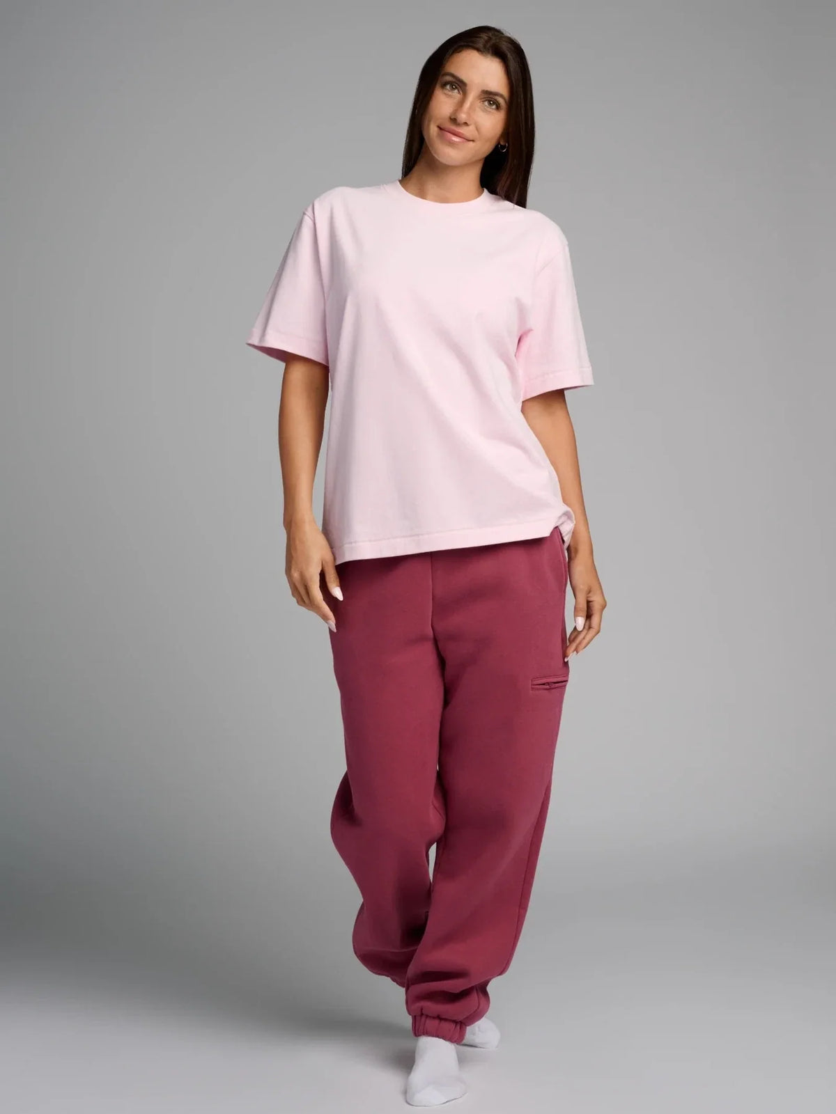 Heavyweight Boxy T-Shirt - Powder Pink