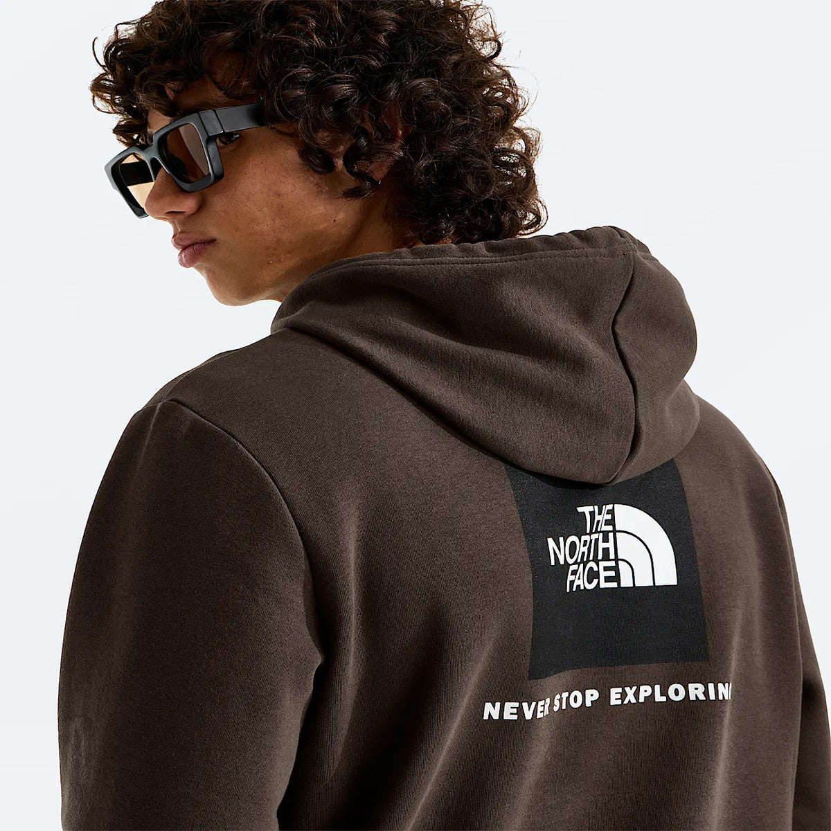 Men's Regular-Fit Graphic Hoodie - Brown