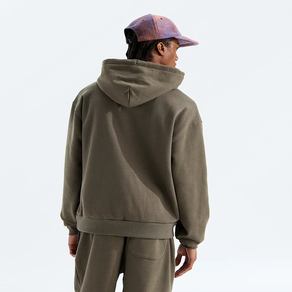 Unisex Graphic Pullover Hoodie - Taupe Green