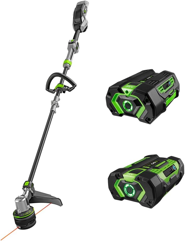 EGO Power+ 56-Volt 16-Inch Cordless String Trimmer With 4.0Ah And BA1400T 2.5Ah Batteries And 320W Charger - ST1623T