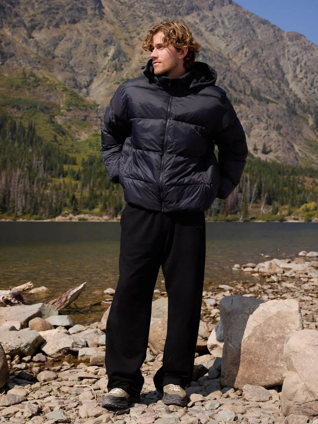 Puffer Jacket - Black