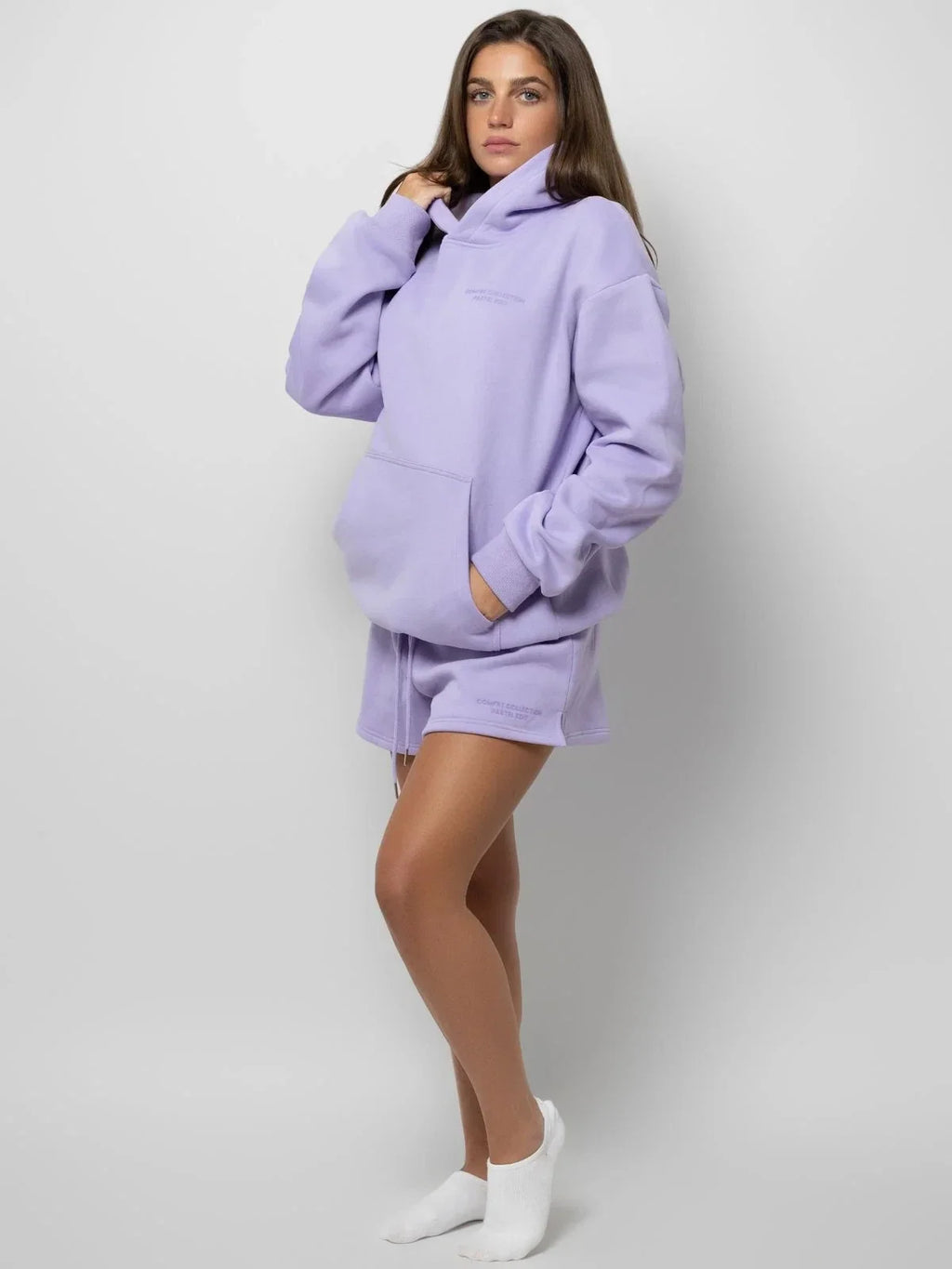Pastel Lounge Shorts - Baby Blue