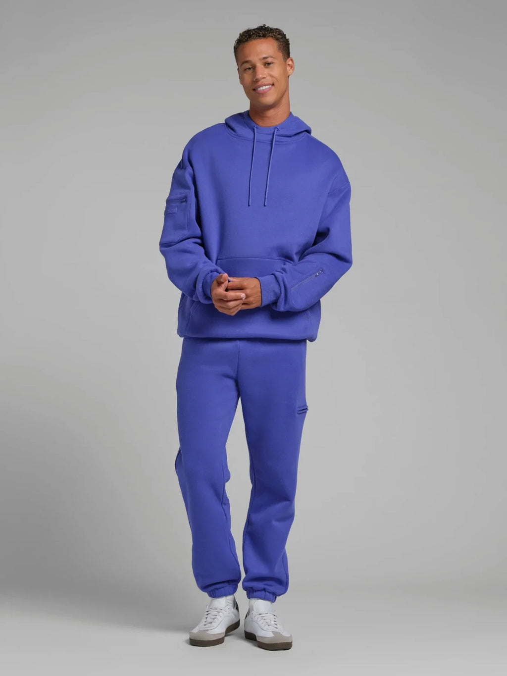 Neon Travel Pullover Hoodie - Ultra Violet