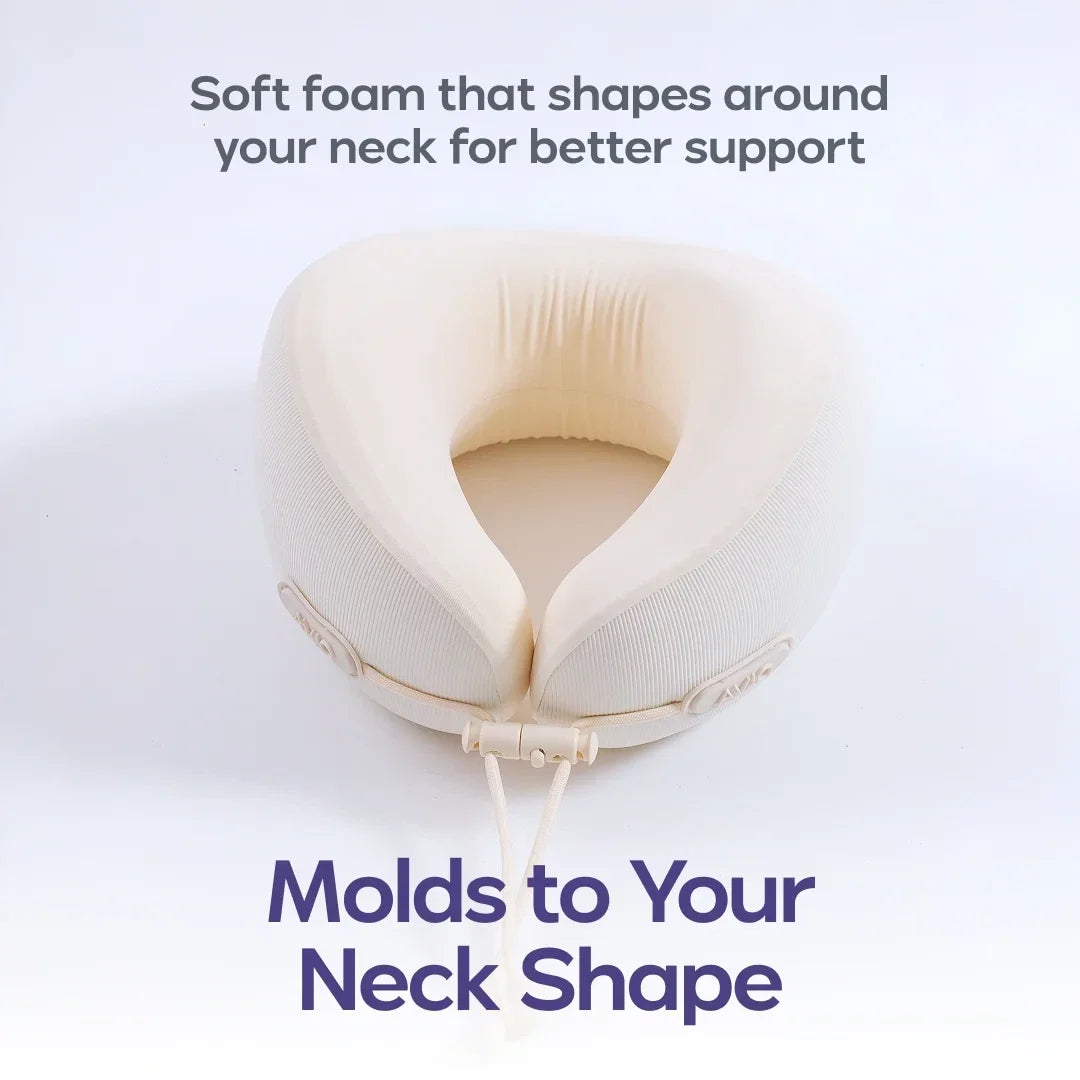Travel Neck Pillow - Cream