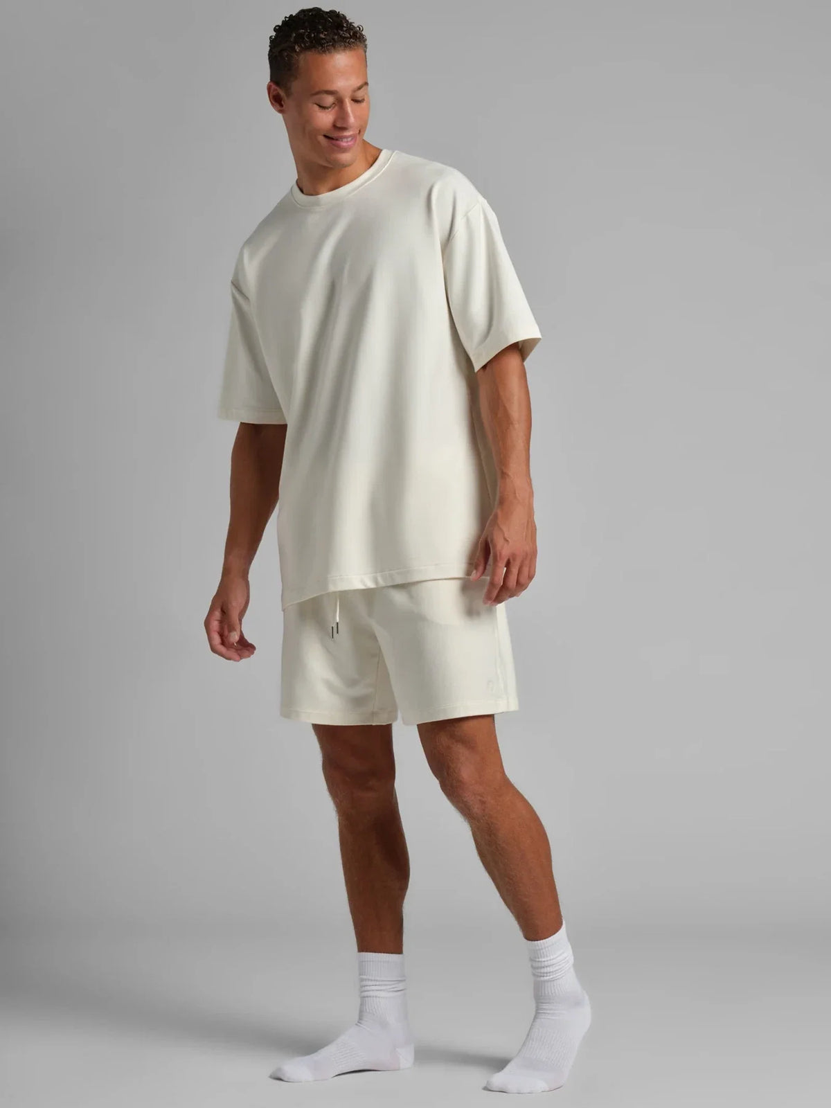 Terry Lounge Shorts - Ivory
