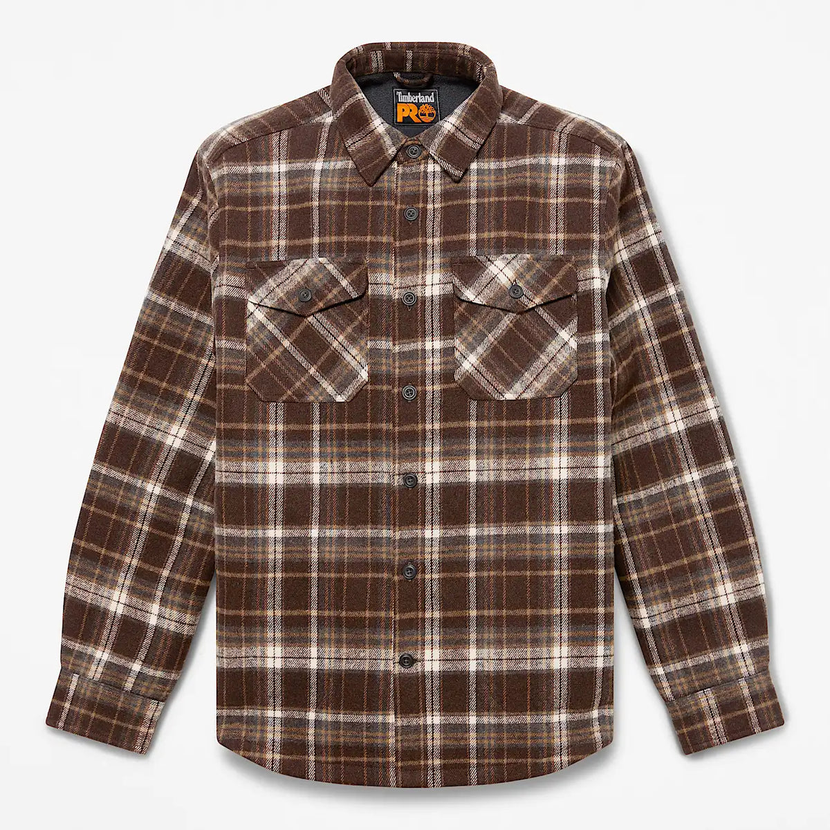 Men's Fleece-Bonded Flannel Overshirt
