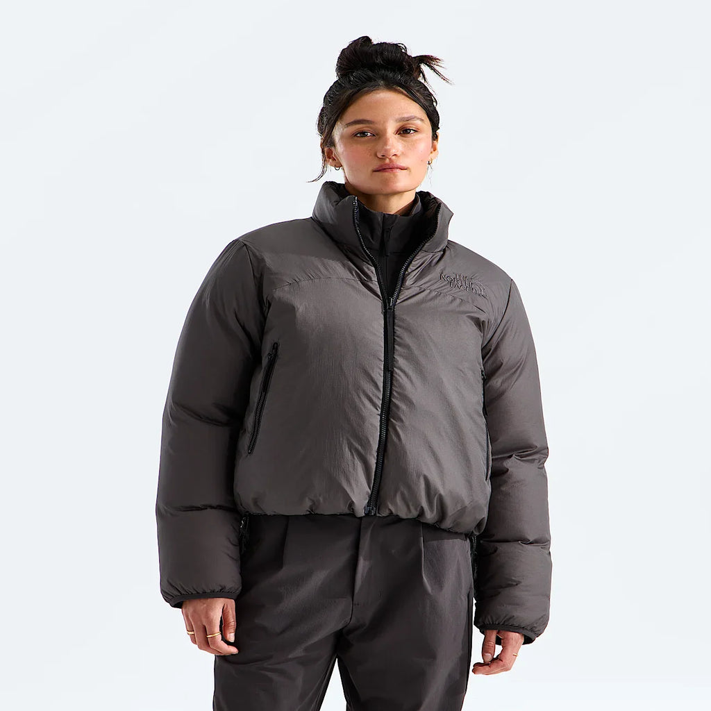 Women's Reversible Insulated Jacket - Gray/Black