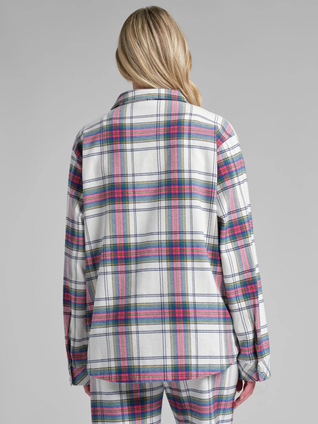 Flannel Pajama Shirt - Fireside Plaid