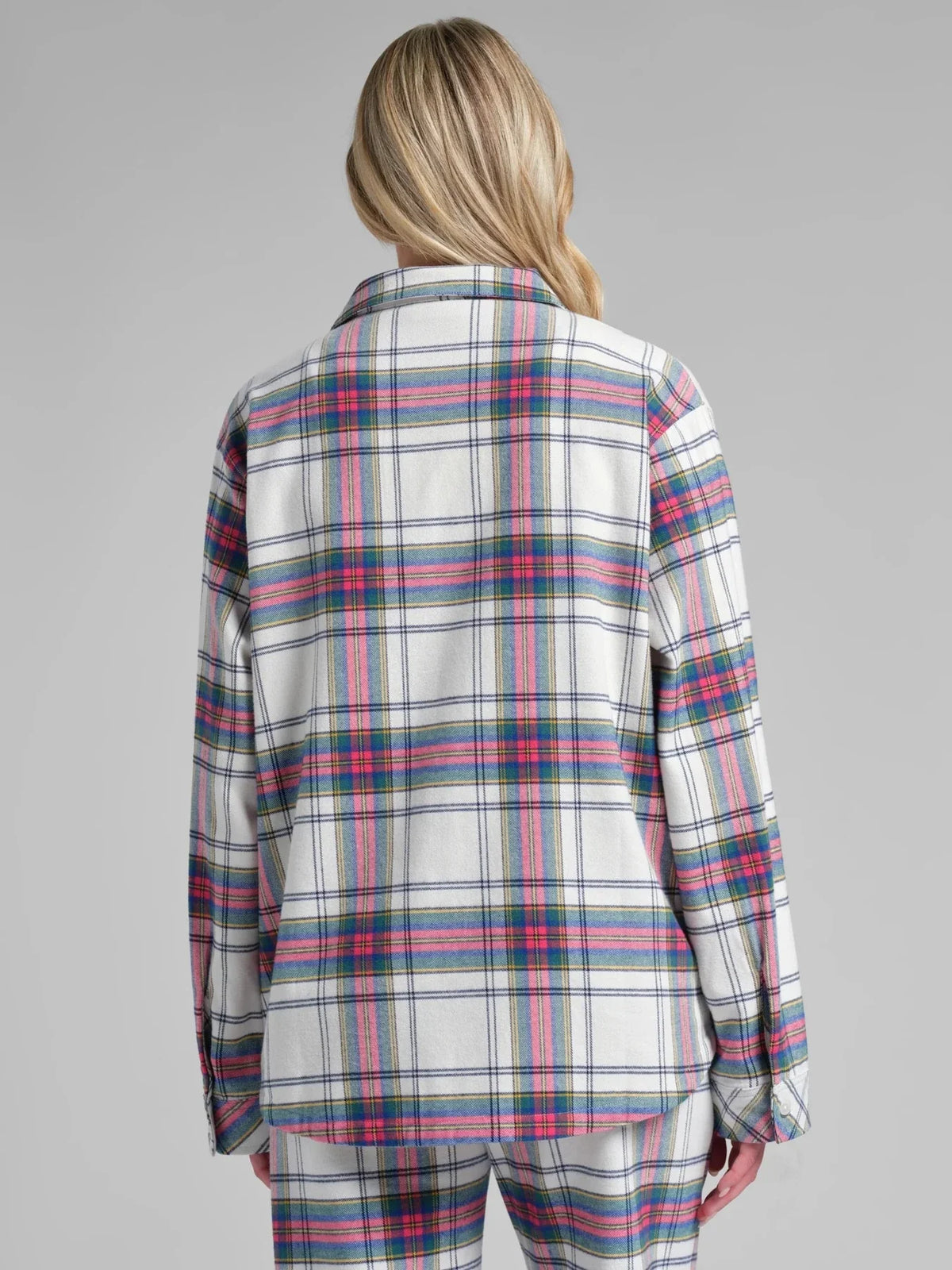 Flannel Pajama Shirt - Fireside Plaid