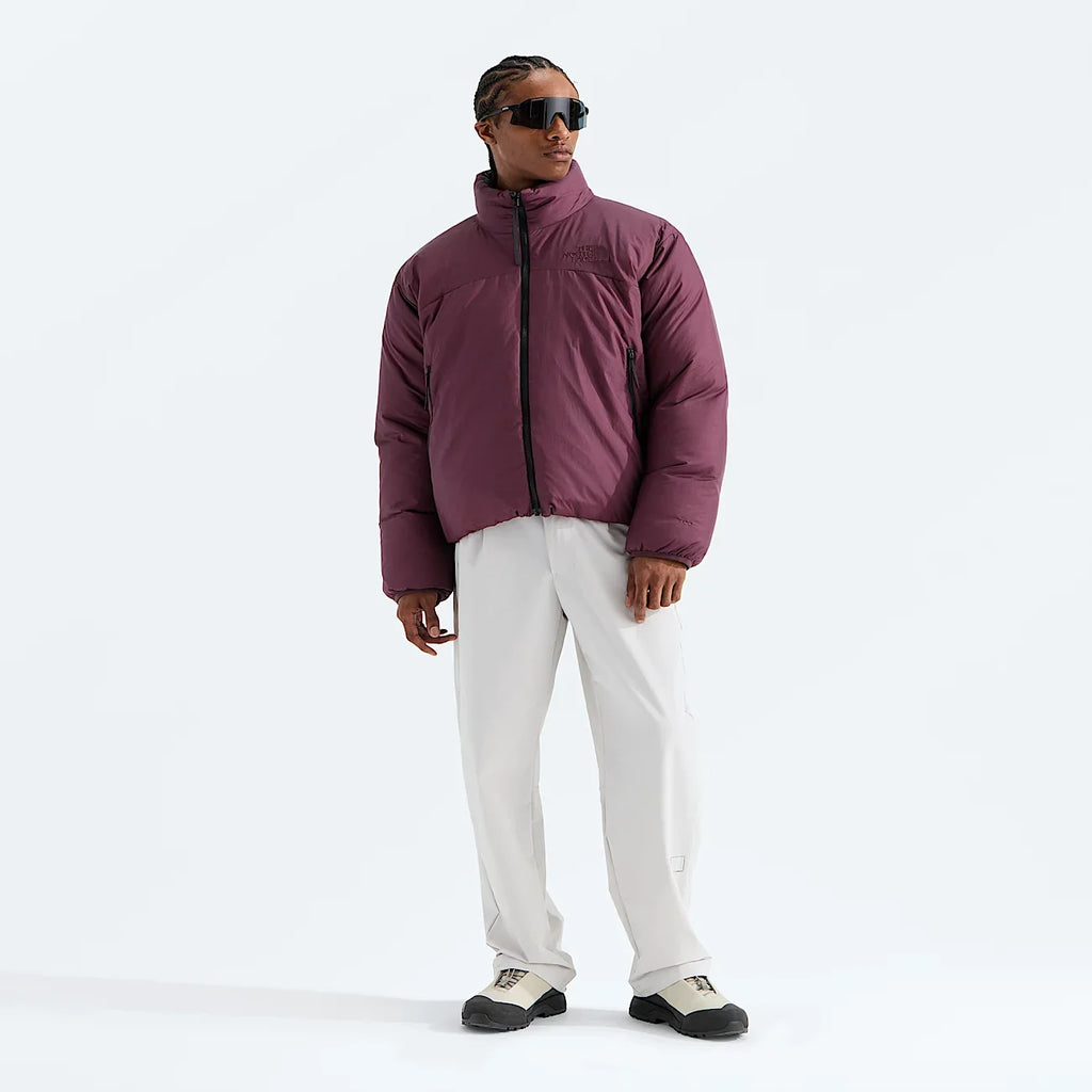 Men's Reversible Insulated Jacket - Burgundy/Black