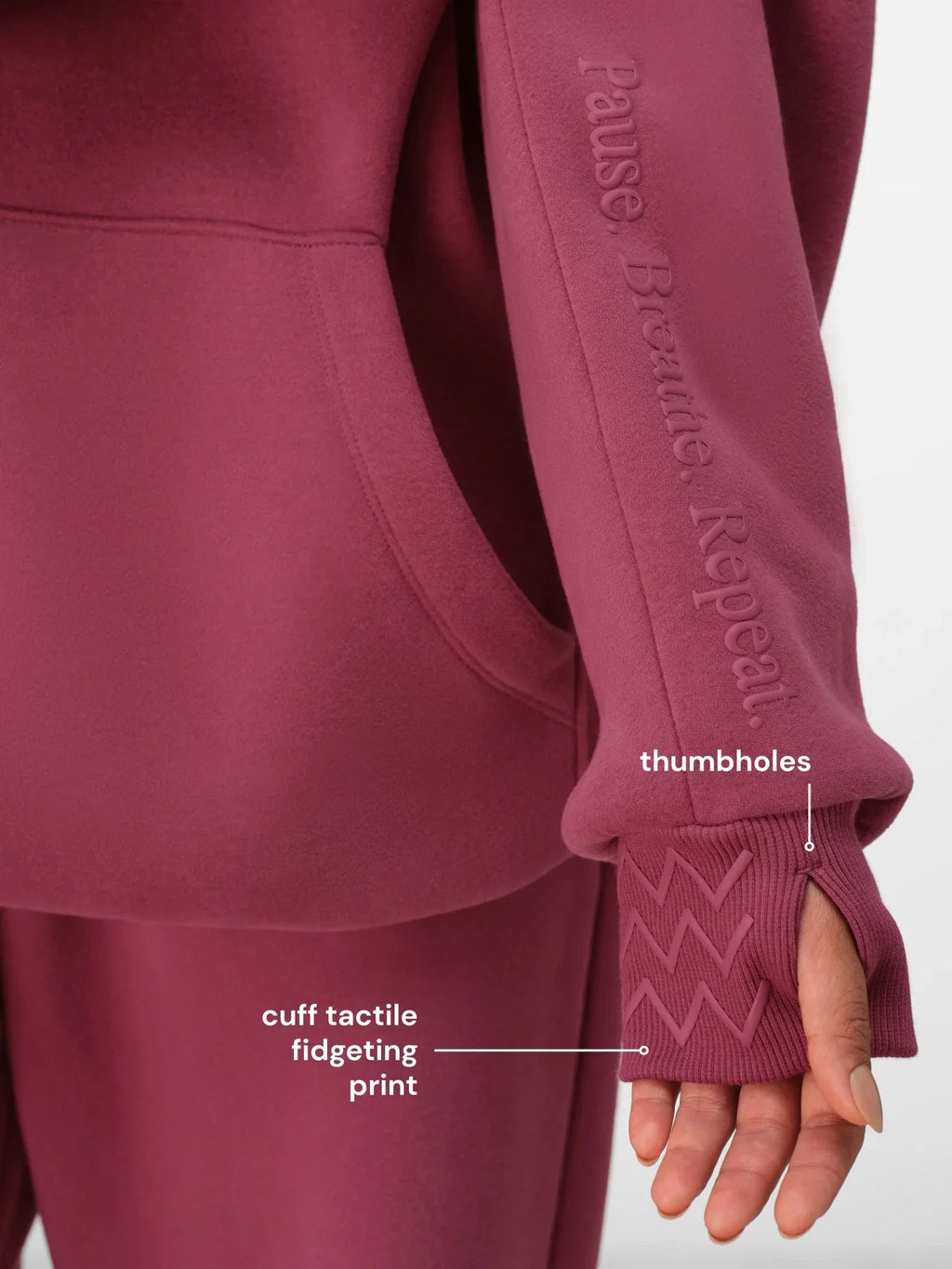 Pullover Hoodie - Berry
