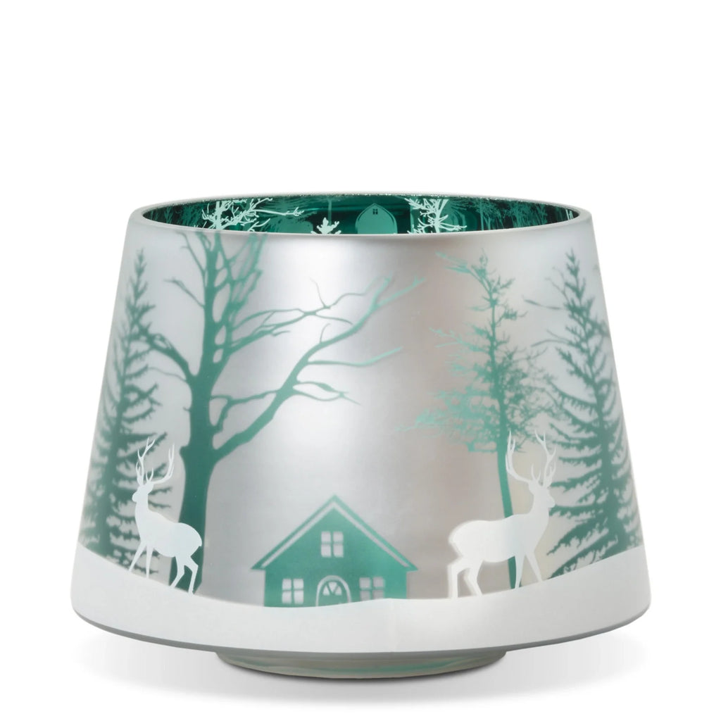 Silver Forest Jar Candle Shade
