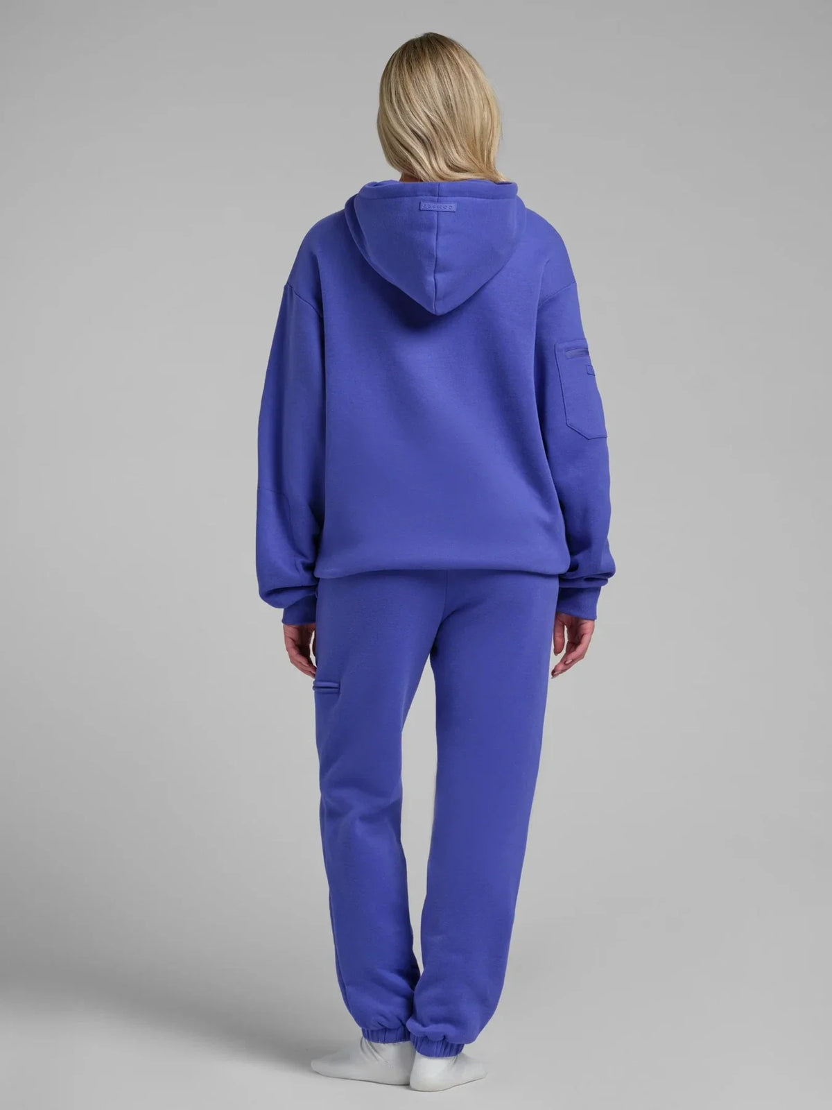 Neon Travel Pullover Hoodie - Ultra Violet