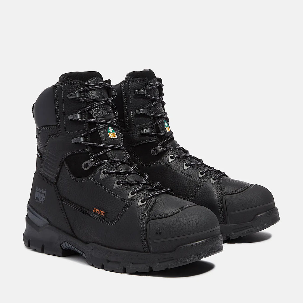 Men's 8-Inch Waterproof Composite Toe Met Guard Boot