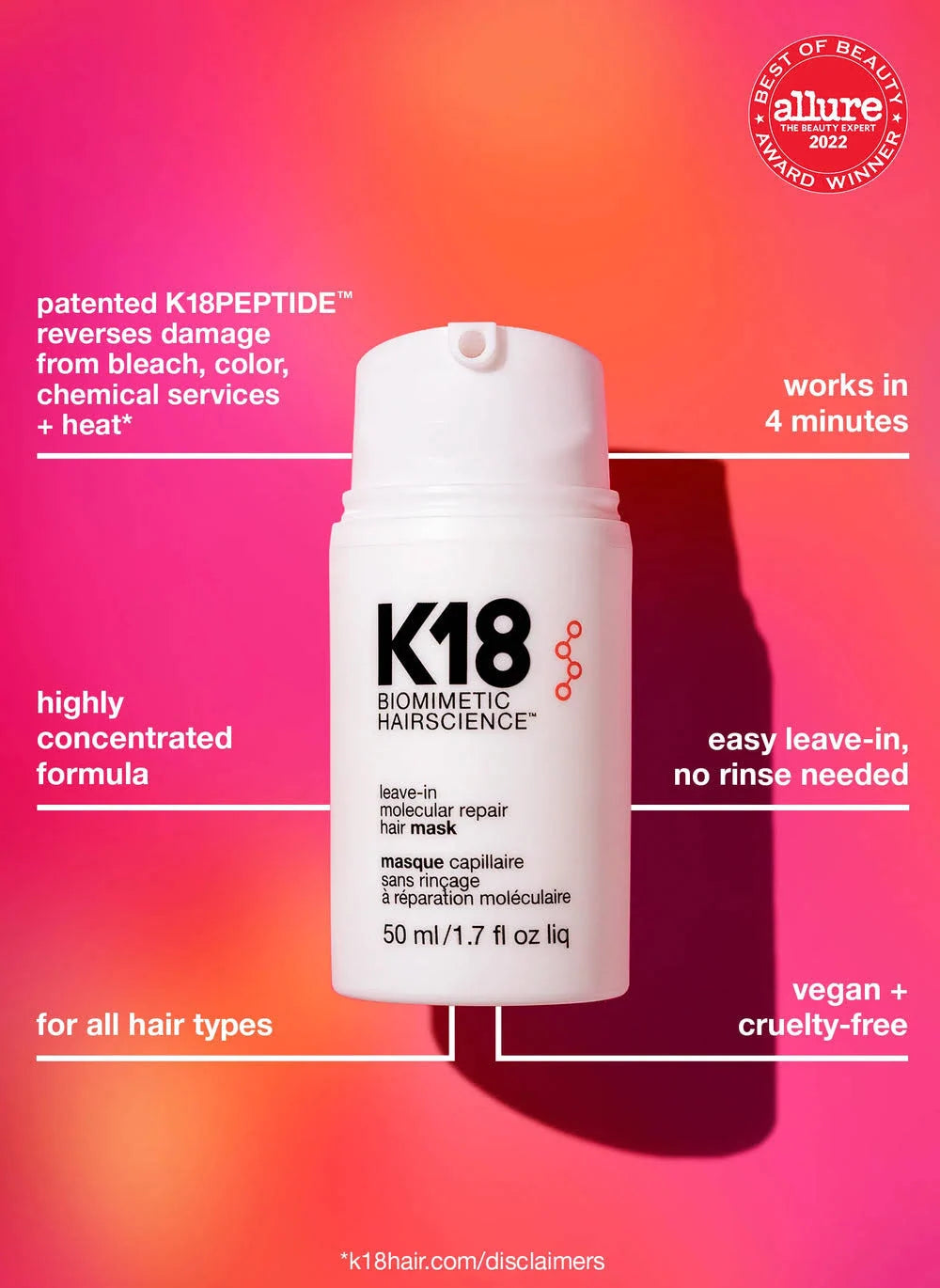 Leave-In Repair Hair Mask - 50 mL