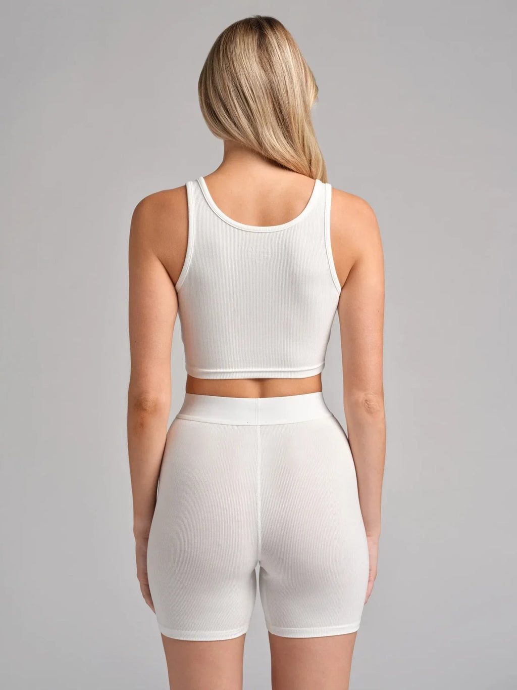 Ribbed High-Neck Crop Tank 3-Pack