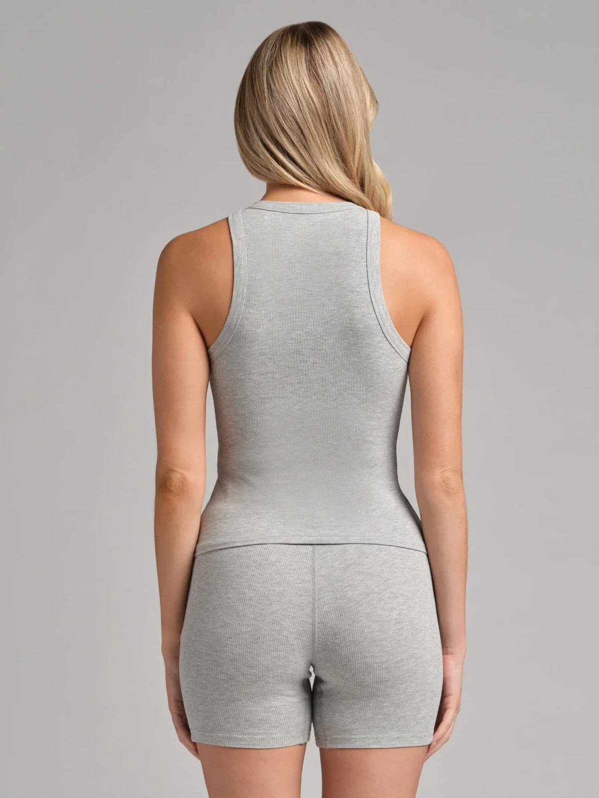 Ribbed High-Neck Tank 3-Pack