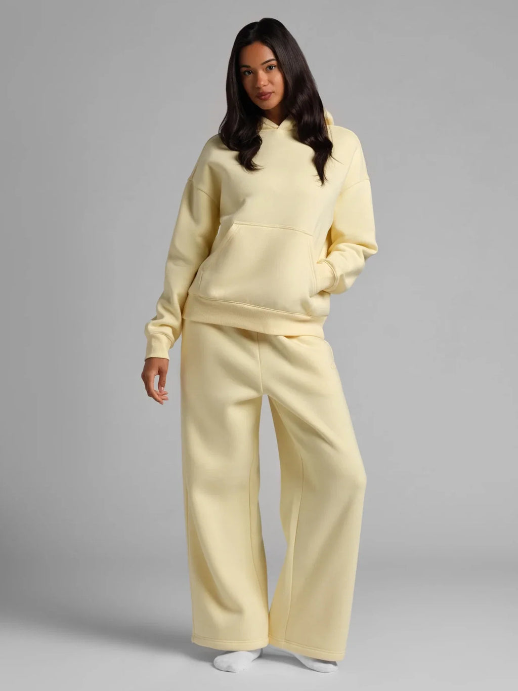 Wide Leg Sweatpants - Allure Blue