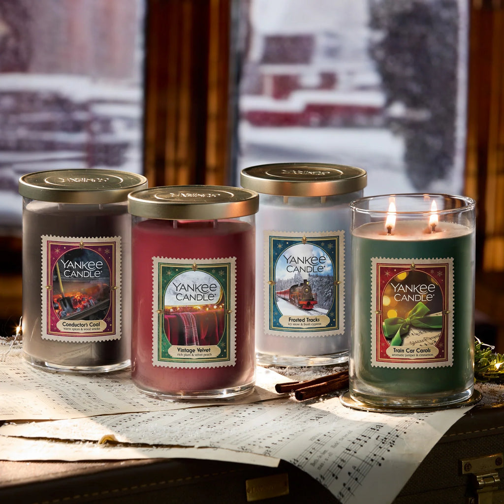 Large Tumbler Candle - Train Car Carols