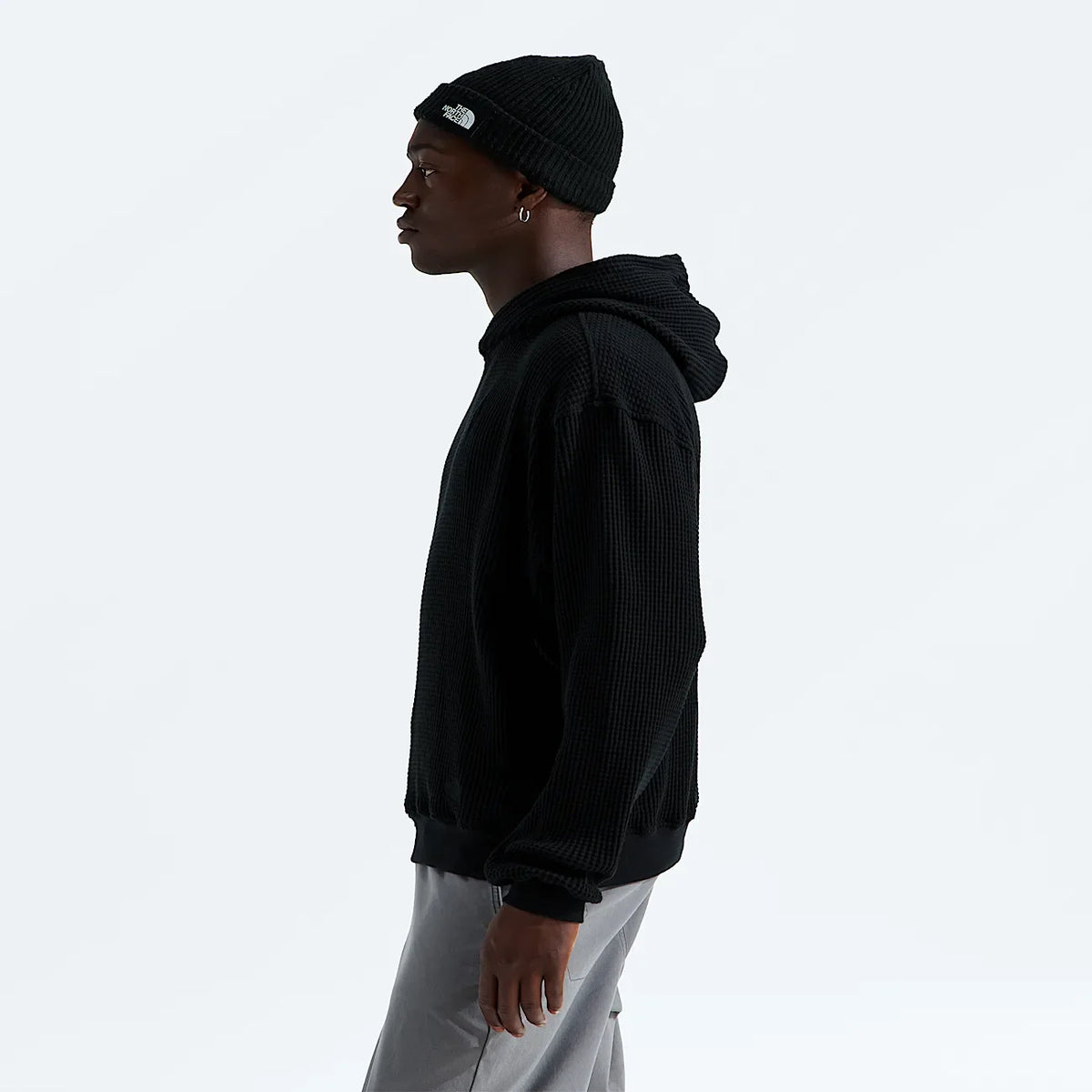 Men's Long-Sleeve Hoodie - Black