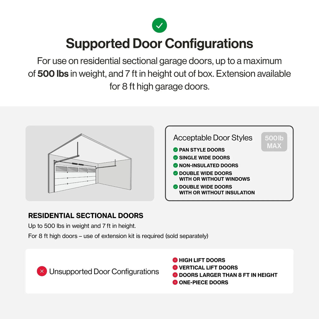 Genie Chain Drive Garage Door Opener, 3/4 HPc, Battery Backup - Chain Drive 750