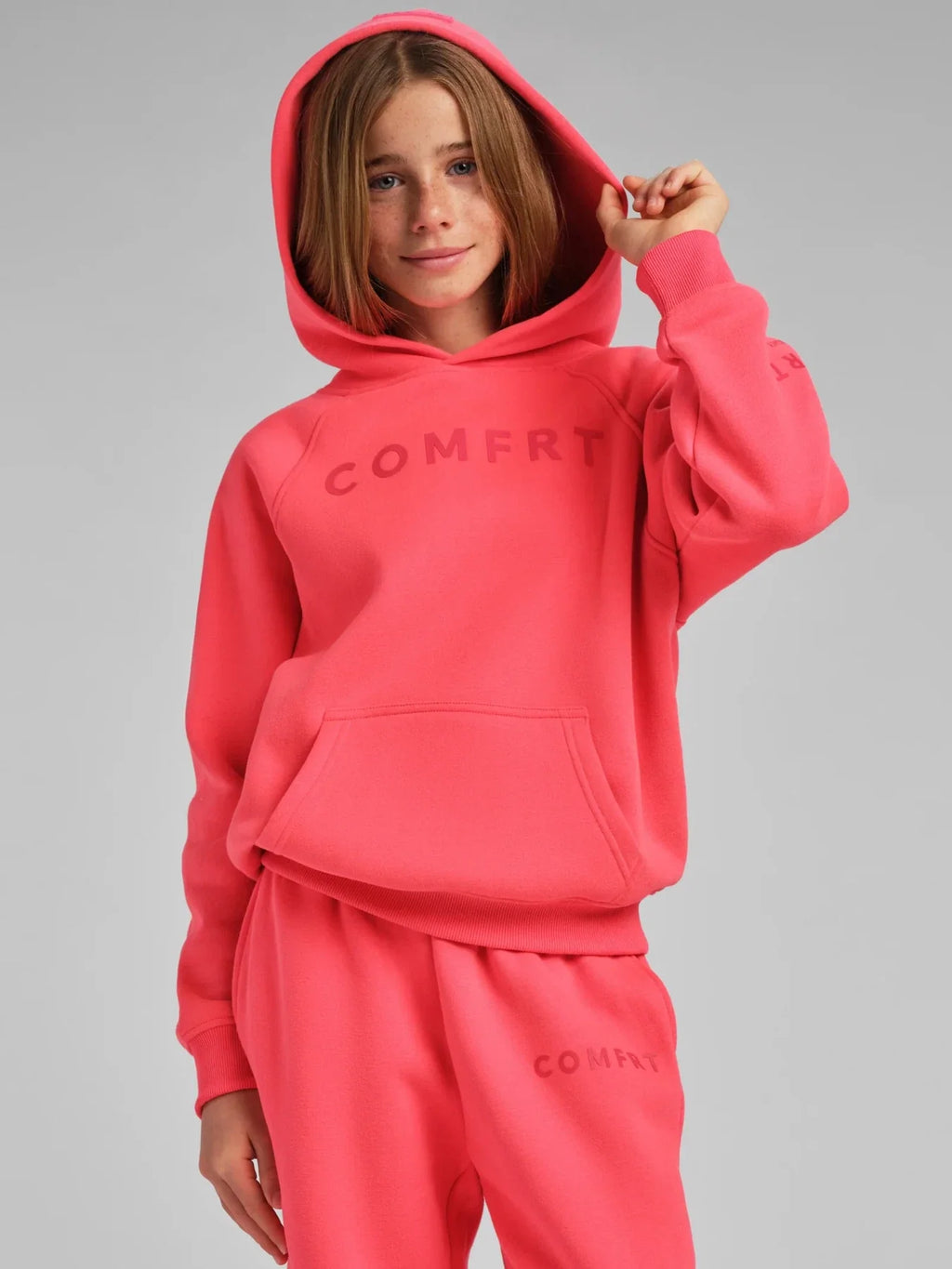Kids' Hoodie - Hot Fuchsia