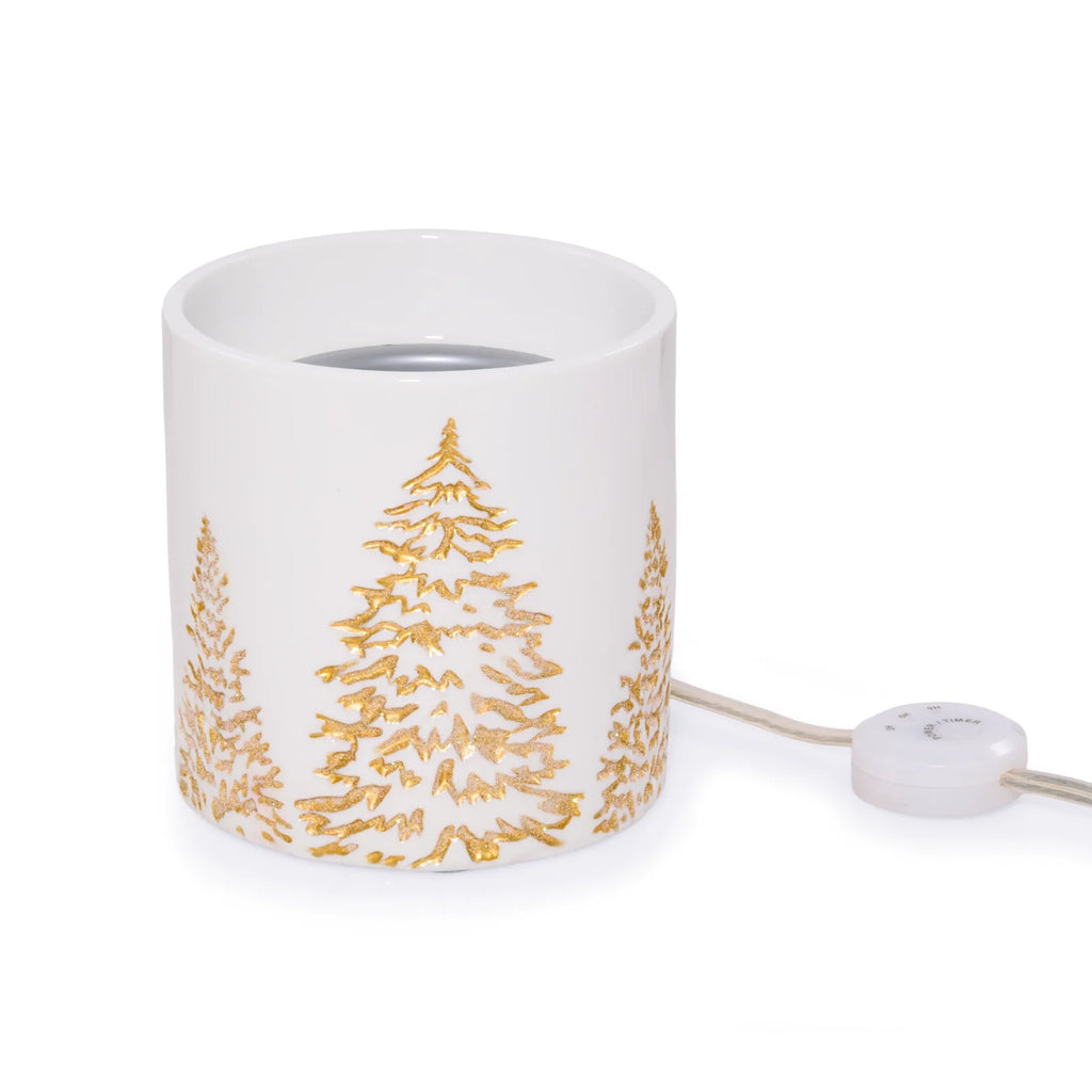 Gold Tree Pattern Wax Melt Warmer
