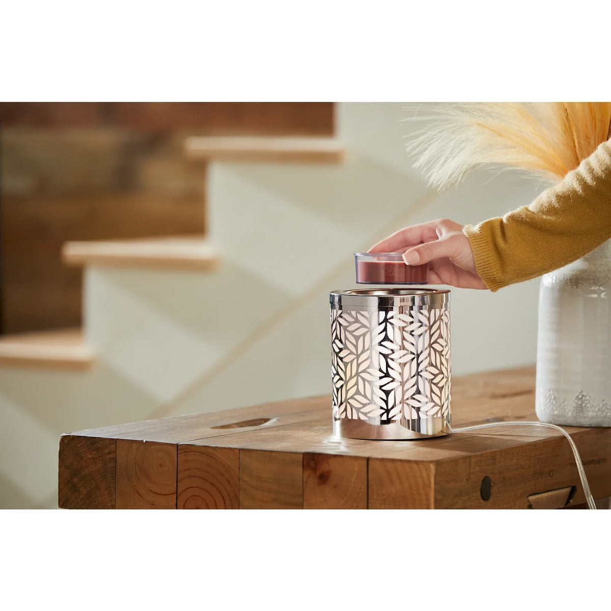 Leaf Pattern Wax Melt Warmer
