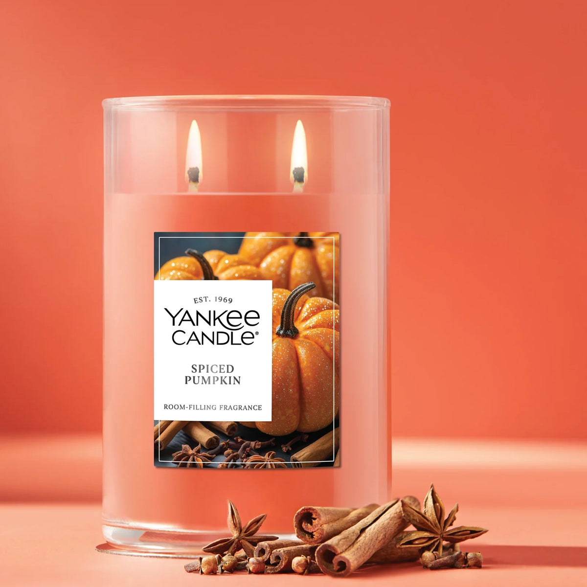 Large Tumbler Candle - Spiced Pumpkin