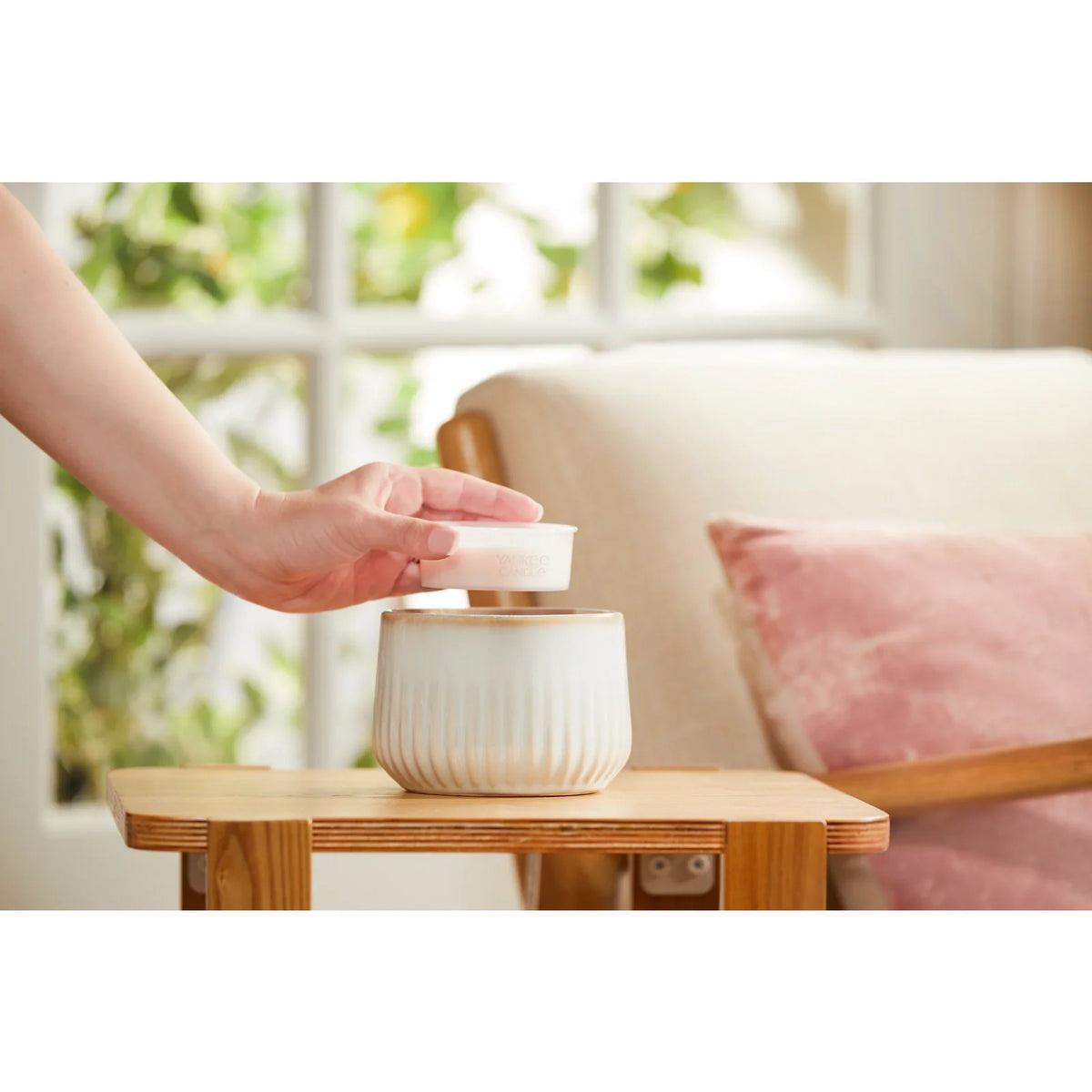 Ridged Ceramic Wax Melt Warmer